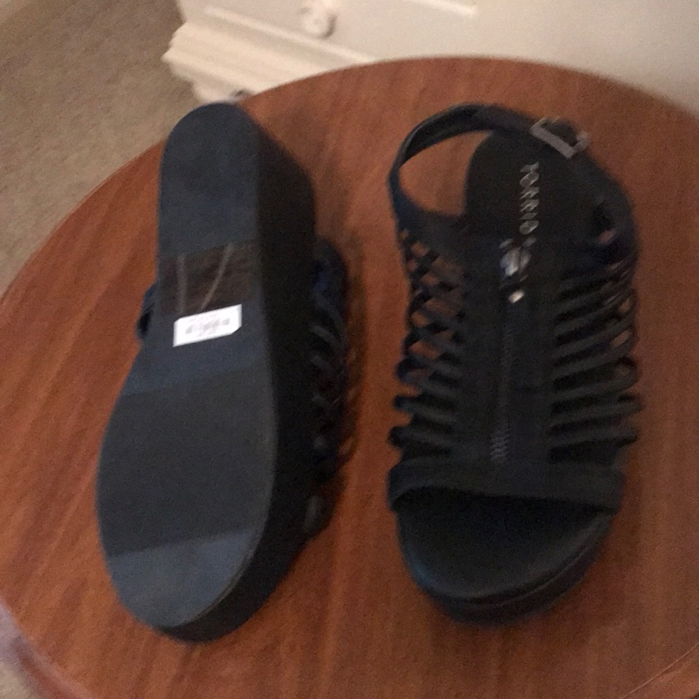 Torrid size 7.5 platform sandals
